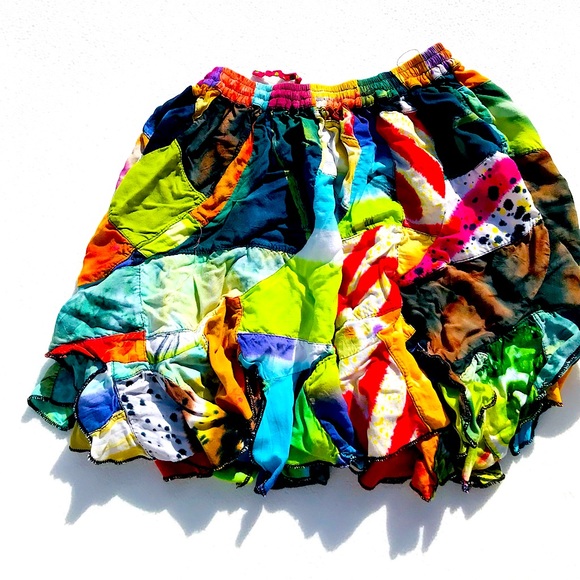 Indonesian Patchwork Handmade Mini Skirt ✨2x Host Pick✨ - Picture 11 of 13